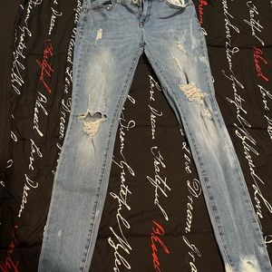 High rise jeans skinny jeans size 9